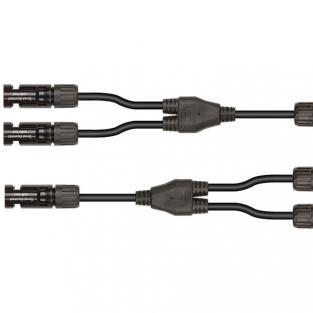 MC4 Connectors Y Branch 1 to 2 Parallel Adapter Cable